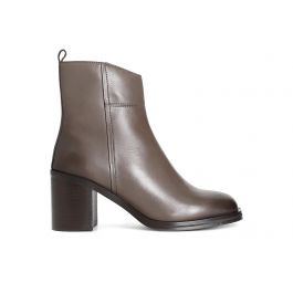 Women Shoes Genuine Leather 8cm Zip Boots